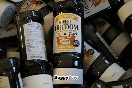 vegan fruit syrup. so good! at Astrid och Aporna in Malmo