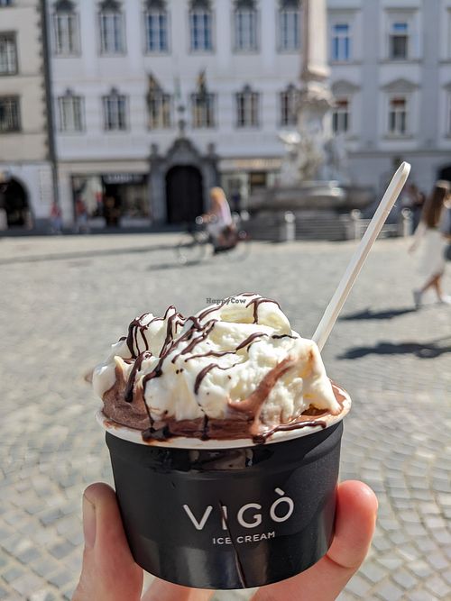 Icecream at Vigo Ice Cream in Ljubljana