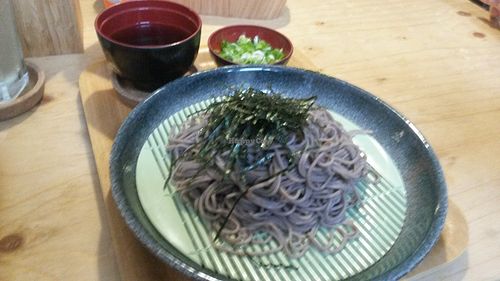 Zaru soba at Ippuku Tea House in York