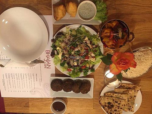 Mmmmm....yummy! at Bhajan Cafe in Krakow