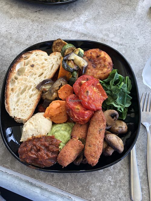 The big vegan brekkie. So good! at Cranky Cafe in Merimbula