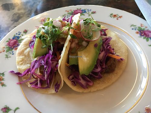 Vegan tacos at The Belmont Fermentorium - Modern Times Beer in Portland