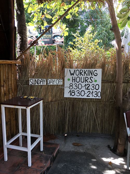 Working hours, sunday off at Coco Bowls in Phan Thiet