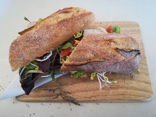 Vegan Curry bread at Barista Coffee & Cake at Barista Coffee & Cake in Ghent