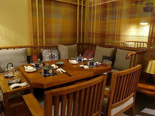 private dining area for 8 pax with homely decor  at Ganglamedo Vegetarian Cuisine in Central Singapore