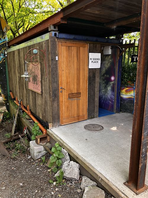 Toilet 😂  at Rockaway Cafe in Temple Cloud