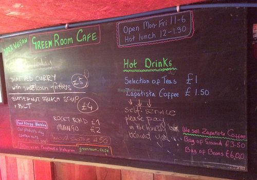 The daily menu board. at Rockaway Cafe in Temple Cloud