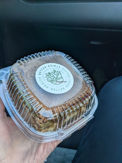 Delicious tiramisu  at Better Bowls in Bakersfield