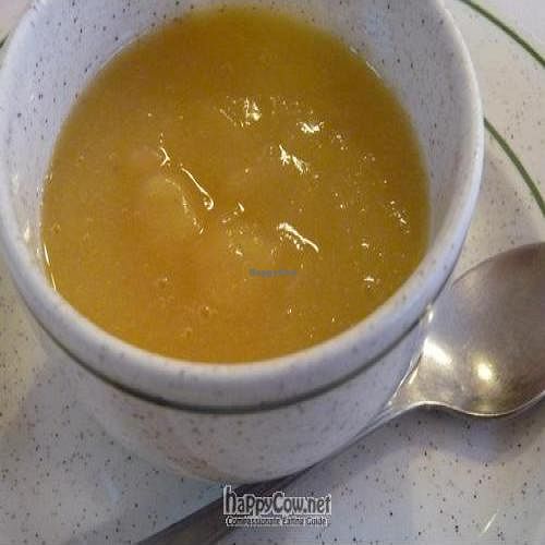 Apple and pineapple compote at Vegetariano in Bilbao