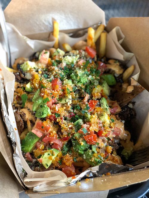 Loaded Fries at Dingers Deli - Food Cart in Portland