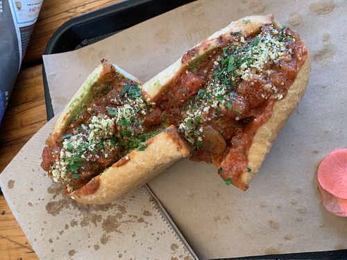 Vegball at Dingers Deli - Food Cart in Portland