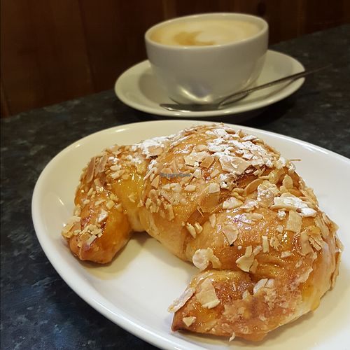 Vegan almond croissant at Coughlans Bakery - Reigate in Reigate
