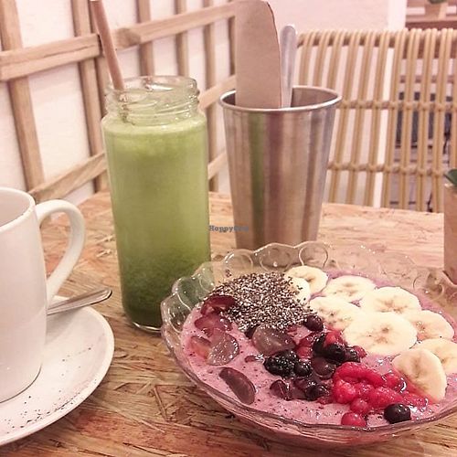Açai bowl was tasty and fluffy. at NicPic in Malaga