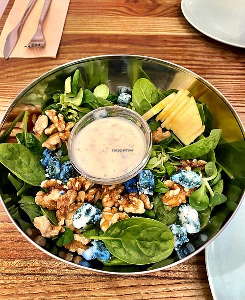 Salad with vegan blue cheese ! at NicPic in Malaga