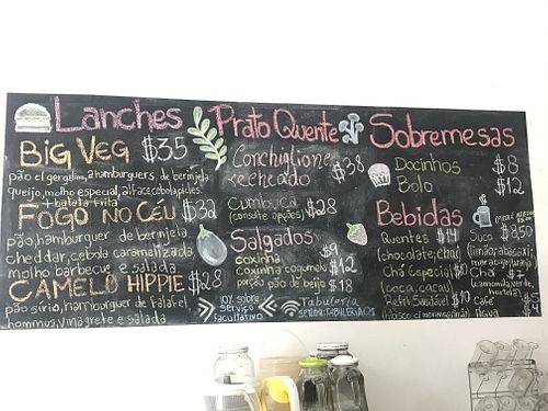 Food Options at Tabuleria in Sao Thome Das Letras
