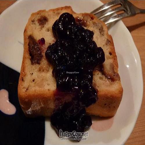 Homemade vegan cake. at Mikouan in Kyoto