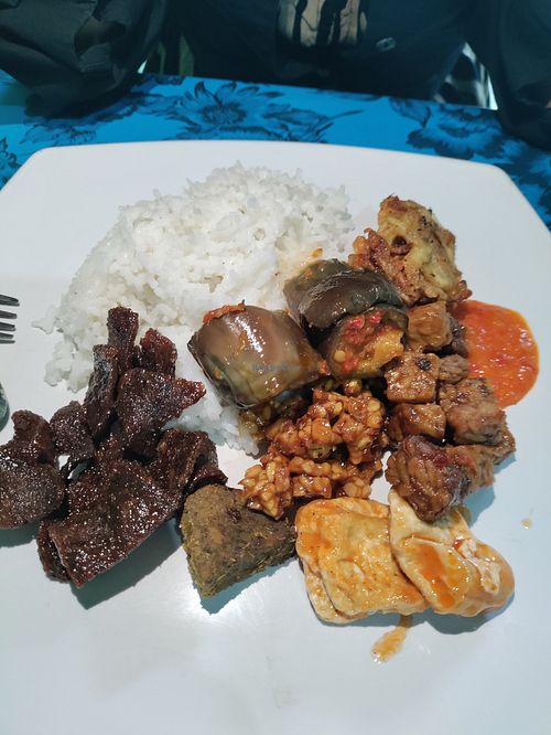 Nothing fancy at all but a nice vegan eatery at Merci Vegan in Denpasar