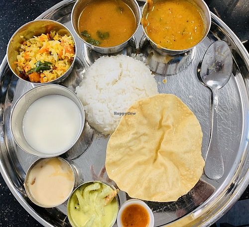 Thali at Komala Vilas Restaurant in Sunnyvale