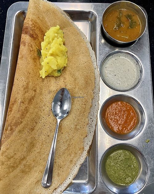 Masala Dosa at Komala Vilas Restaurant in Sunnyvale
