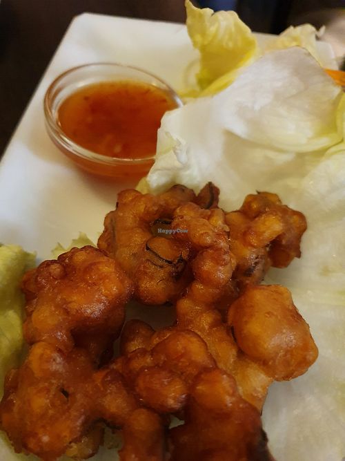 Corn cake at Royal Thai Restaurant in North London