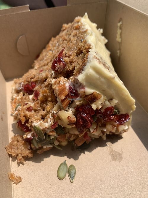 Carrot cake  at The Fussy Vegan - Blairgowrie in Johannesburg