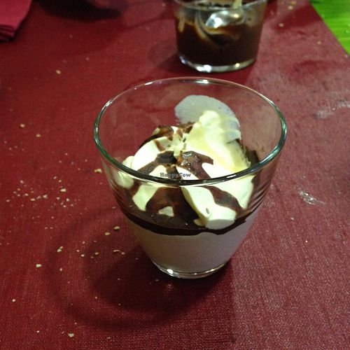 orange mousse with chocolate at Gaia in Burgos