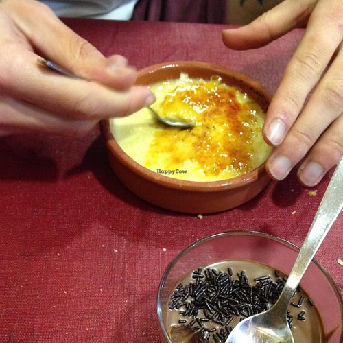 truffle and catalan creme at Gaia in Burgos