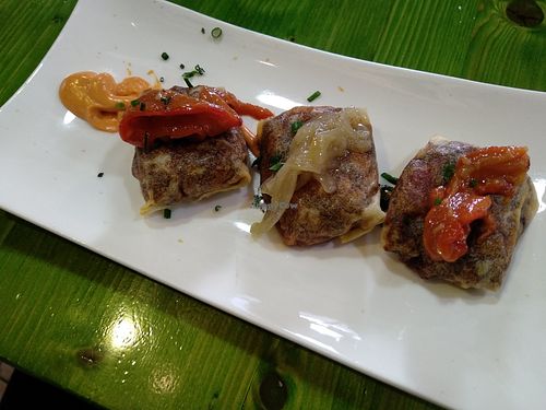 Raviolis at Gaia in Burgos