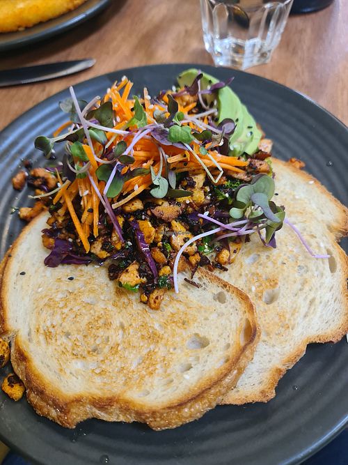 Tofu scramble at One for the Crow in Maidstone