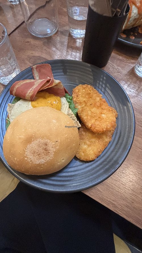 Bacon and egg muffinns  at One for the Crow in Maidstone