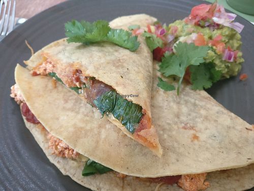 quesidella with added guacamole  at One for the Crow in Maidstone