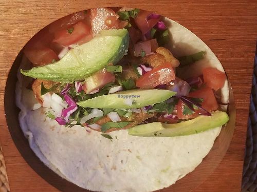 delicious Tacos at Cocina del Sr Conejo a base de Plantas in Tijuana