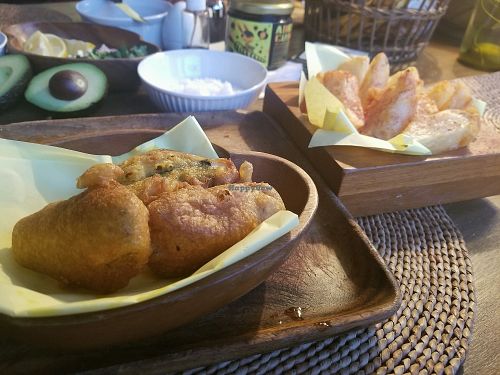 Vegan Fish and Chips at Cocina del Sr Conejo a base de Plantas in Tijuana