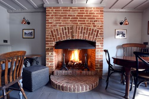 Fireplace at The Chequers Inn at The Chequers Inn in Hunstanton