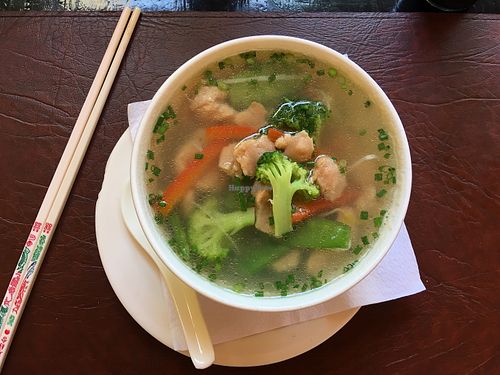 Vegan wonton  at Buda Mancora Cuisine in Mancora