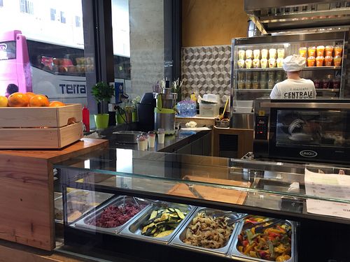 Working hard! at Veg&Veg in Rome