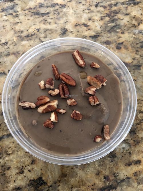 The walnut pudding for the vegan chef challenge menu was super yummy! 🤤 at Wild Rooster Bistro in Fair Oaks