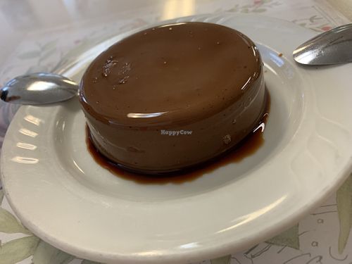 Vegan chocolate pudding   at Wild Rooster Bistro in Fair Oaks