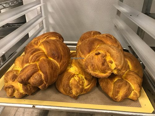 Challah loaves  at Lavender Kitchen  in Ogden