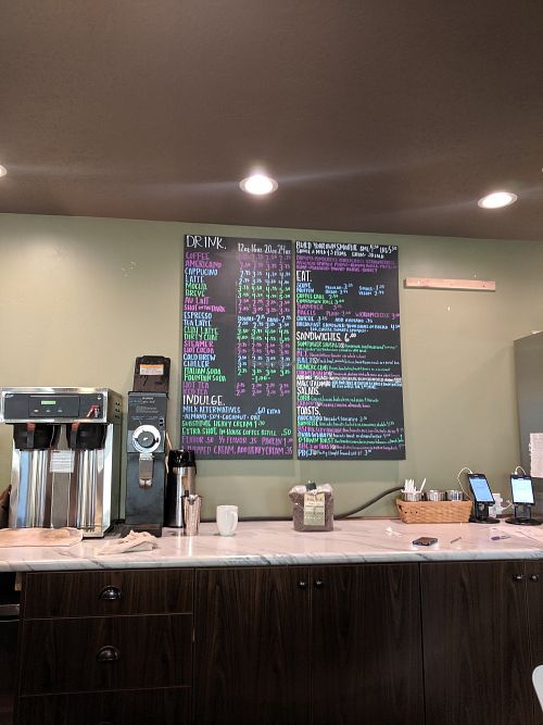 The big menu at Lavender Kitchen  in Ogden