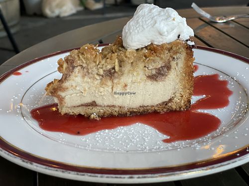 Carmel apple cheese cake  at Wild Goat Bistro in Petaluma