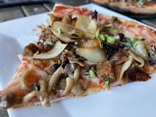 Pearl pizza All toppings are vegan too at Wild Goat Bistro in Petaluma