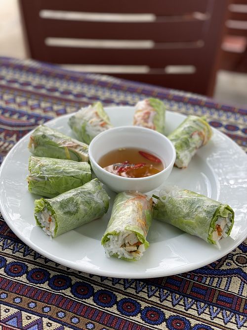 Fresh spring rolls    at Phong Nha Vegan in Phong Nha
