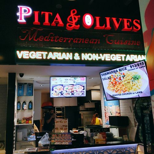 Pita and Olives