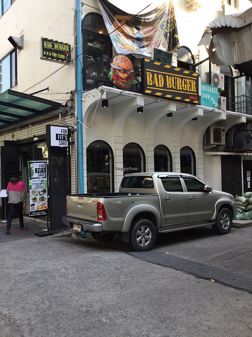 entrance at Bad Burger in Bangkok