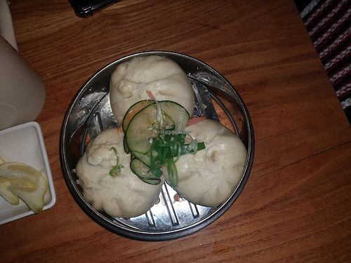 Vegetable Steam Buns at Anju Above in Bloomington