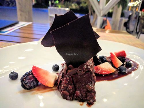 Vegan, Gluten-free Chocolate Cake at Venazu in Punta De Mita