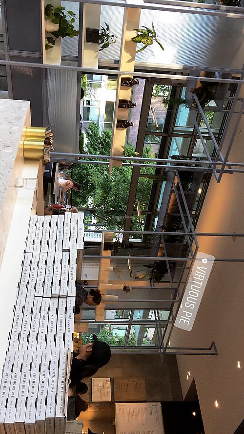 That aesthetic tho at Virtuous Pie - UBC in Vancouver