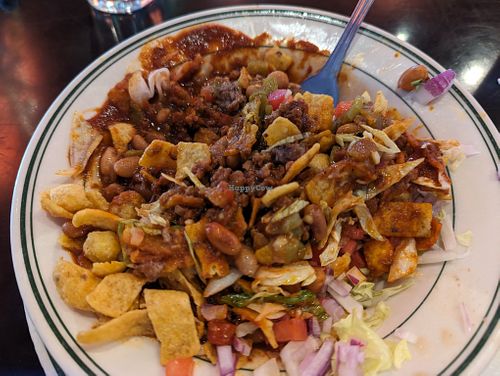 Impossible Frito Pie at Plaza Cafe in Santa Fe