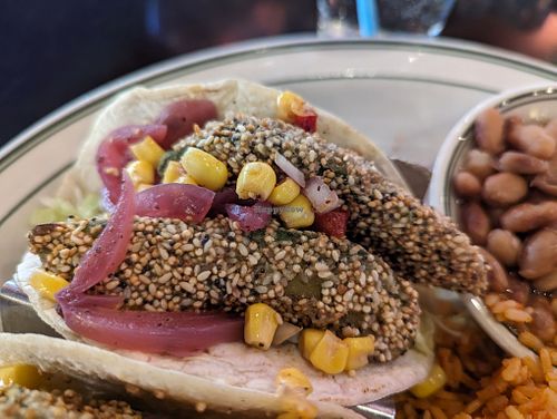 Avocado Taco at Plaza Cafe in Santa Fe